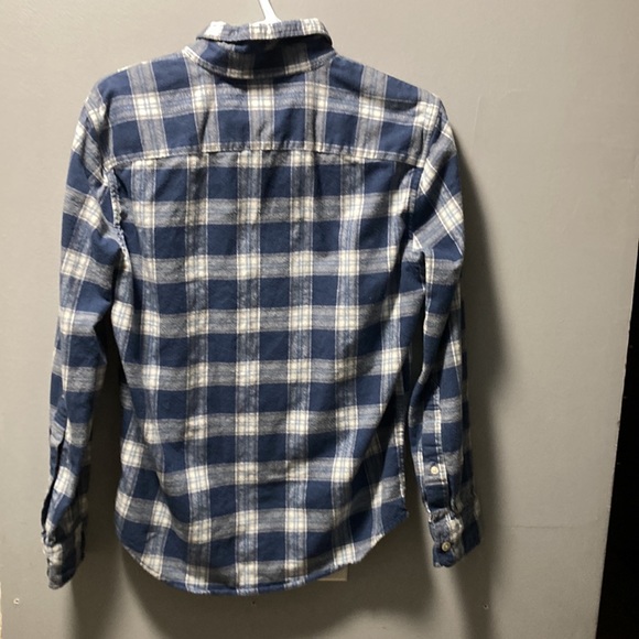Abercrombie& Fitch blue and white checker long sleeve shirt - Picture 2 of 3